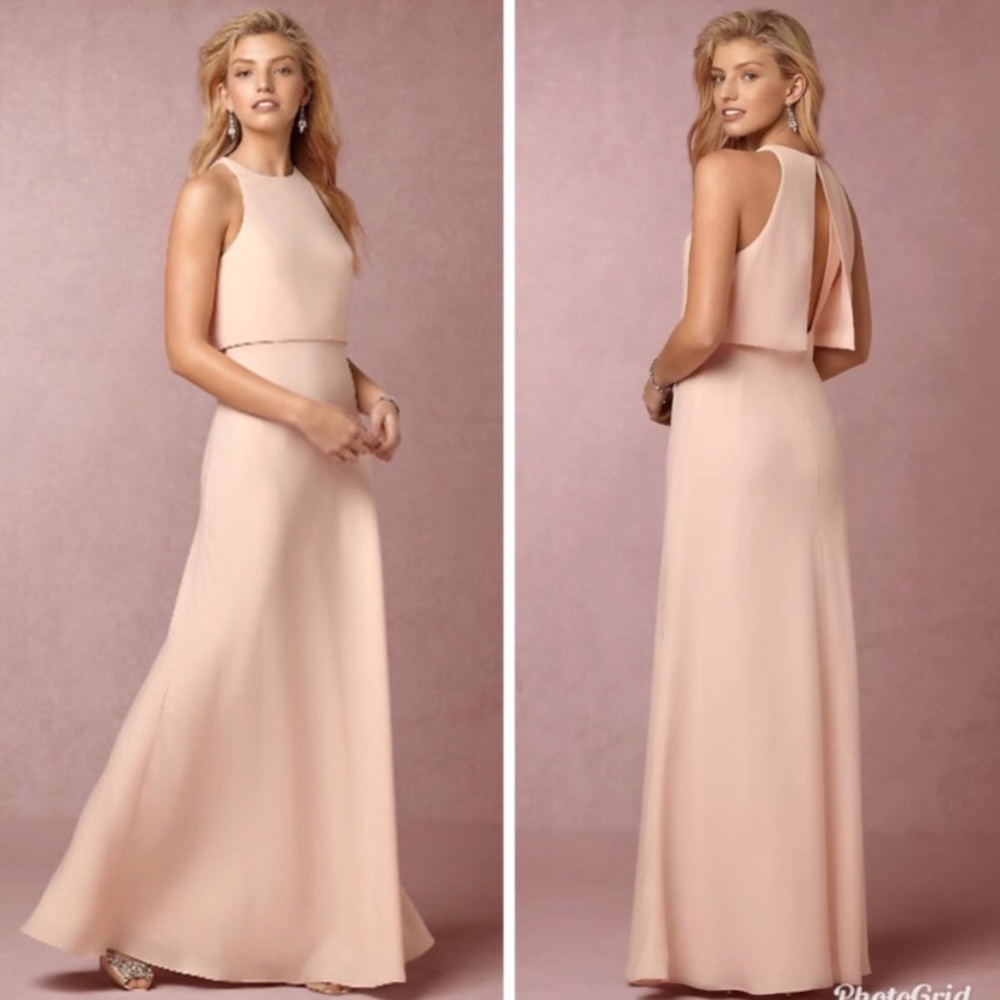 SALE‼️ BHLDN Iva Crepe Maxi Dress